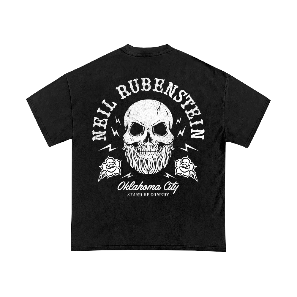 Neil Rubenstein Jimbo Electric Skull Black Tee